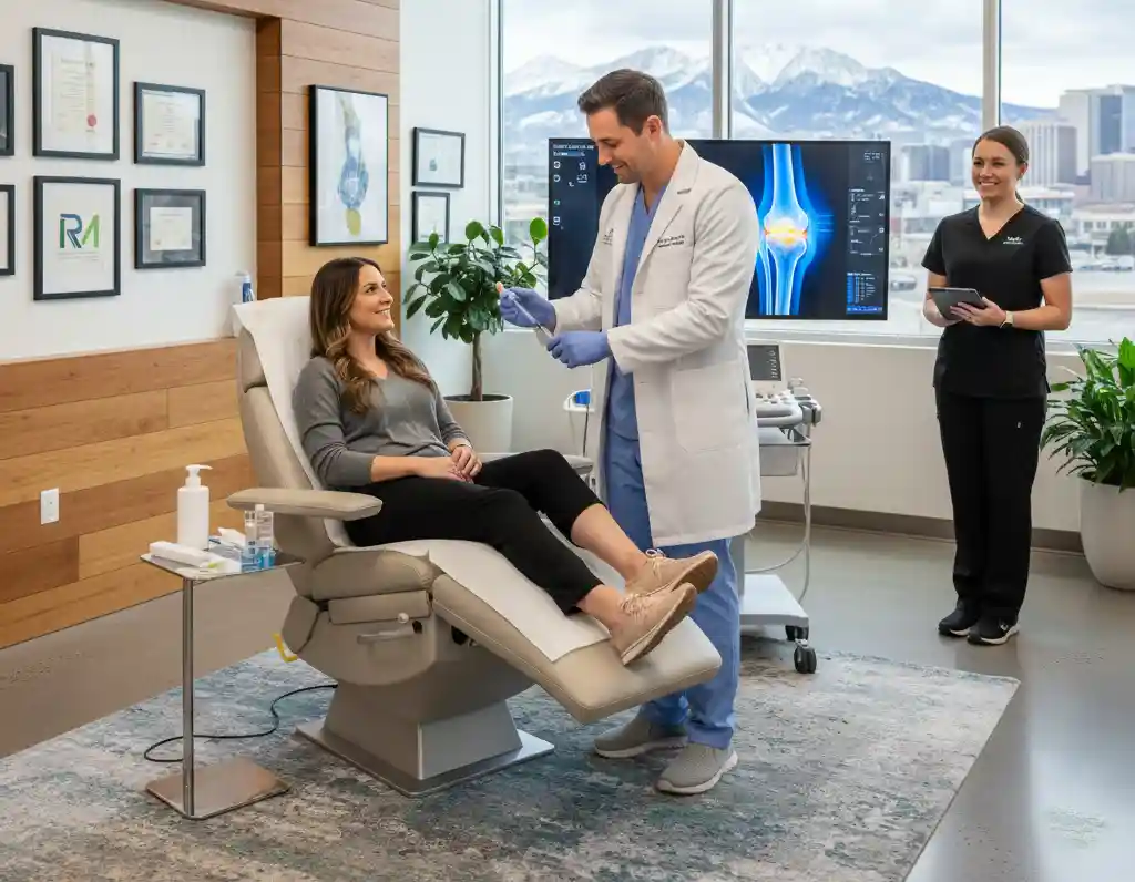 Regenerative knee pain treatment in Denver, Colorado using PRP and advanced therapies