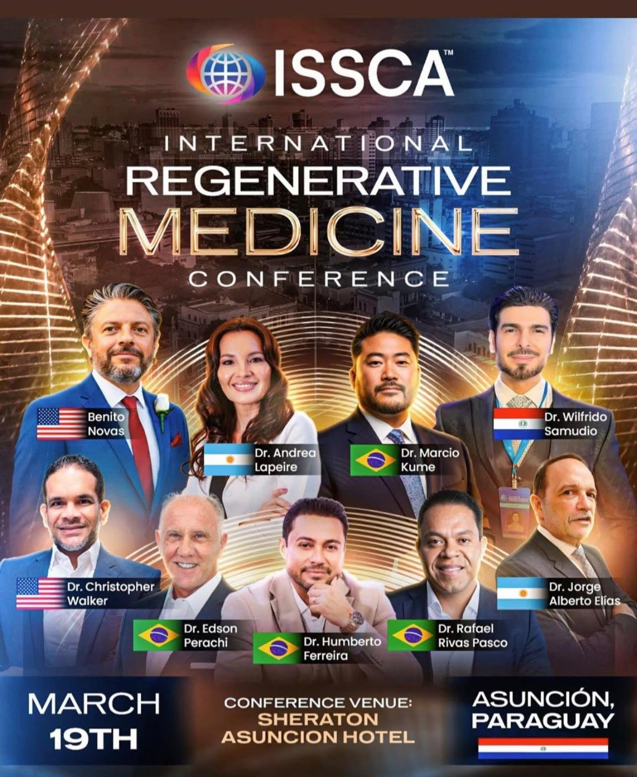 ISSCA International Regenerative Medicine Conference March 19 Asuncion Paraguay