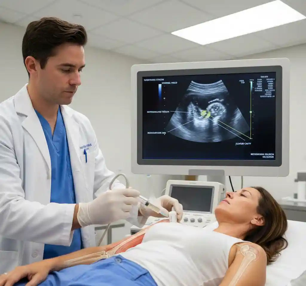 Regenerative medicine injection used to treat shoulder injuries and joint pain in Denver