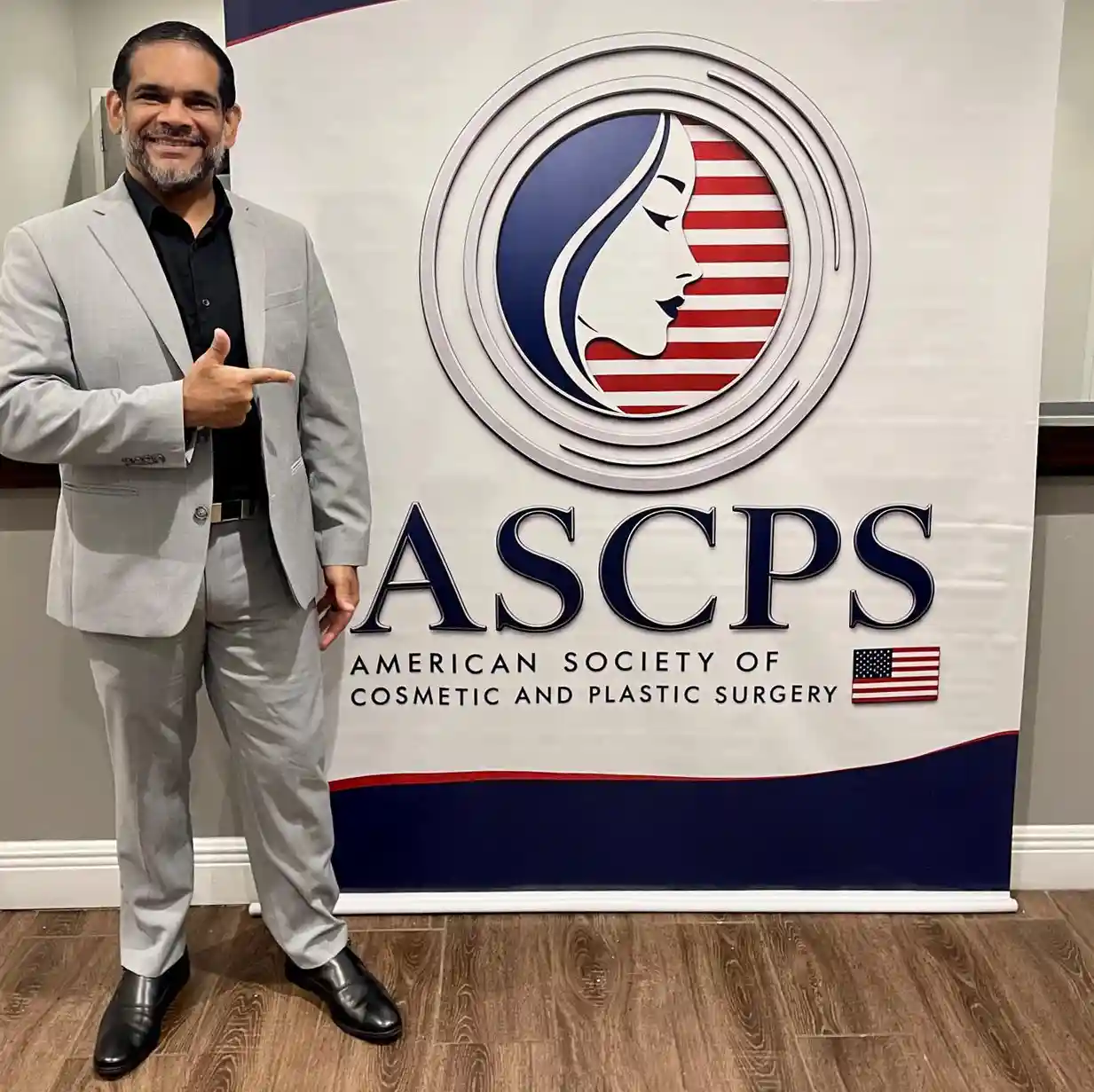 Dr. Christopher Walker attending an international medical conference and physician education event focused on advanced clinical training